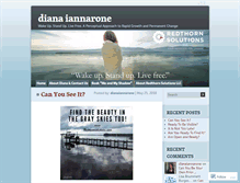 Tablet Screenshot of dianaiannarone.com